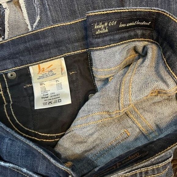 Citizens of Humanity COH Kelly Stretch Distressed Cropped Jeans Size 25 - Picture 4 of 4